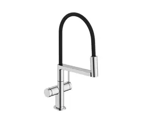 Hansgrohe Talis Select M54 PowderSpray - Dřezová baterie s flexibilním ramenem a sprškou | EcoSmart | chrom 