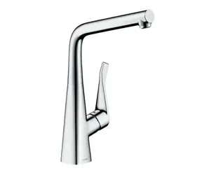 Hansgrohe Metris New - Dřezová baterie sklopná pod okno chrom 