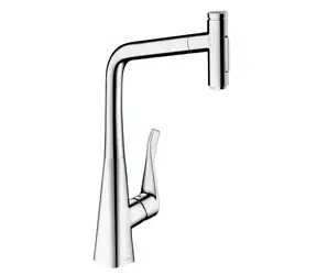 Hansgrohe M71 - Dřezová baterie M7117-H320 s výsuvnou sprškou | sBOX | chrom 