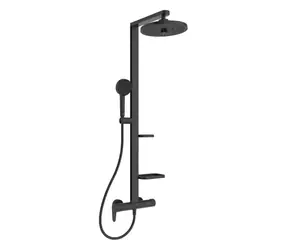 Ideal Standard ALU+ - Sprchový set s baterií | průměr 26 cm | 2 proudy | hedvábná černá 