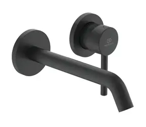 Ideal Standard CeraLine - Umyvadlová baterie pod omítku | 2-otvorová instalace | černá 