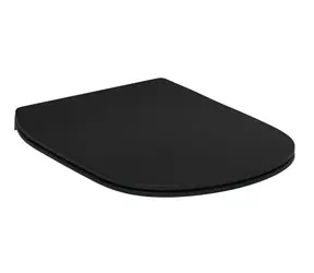 Ideal Standard Tesi - WC sedátko | SoftClose | hedvábná černá 
