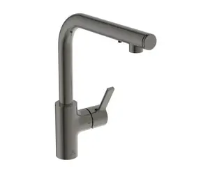 Ideal Standard Gusto - Dřezová baterie s dávkovačem mýdla | Magnetic Grey 