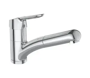 Ideal Standard CeraFlex - Dřezová baterie s výsuvnou sprškou | BlueStart | chrom 
