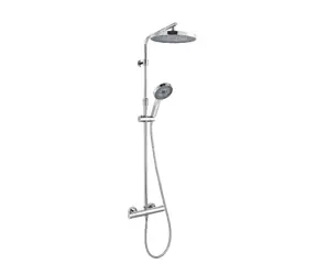 kielle Oudee - Sprchový set s termostatem | 26 cm | 3 proudy | chrom
