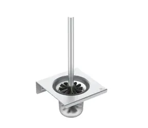 Ideal Standard ALU+ - WC štětka nástěnná s držákem | matné sklo/stříbrná