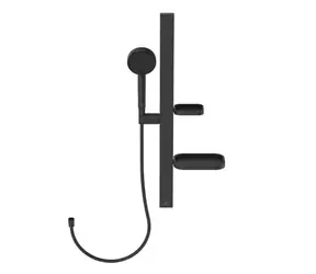 Ideal Standard ALU+ - Set sprchové hlavice | tyče a hadice | 2 proudy | hedvábná černá