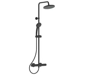 Ideal Standard CeraTherm - Sprchový set T25 s termostatem | 20 cm | 1 proud | černá