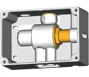 Ideal Standard CeraPlus - Termostatický připojovací box pro směšování teploty (univerzální použitelný)
