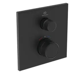 Ideal Standard CeraTherm Navigo - Termostatická sprchová baterie pod omítku | hedvábná černá