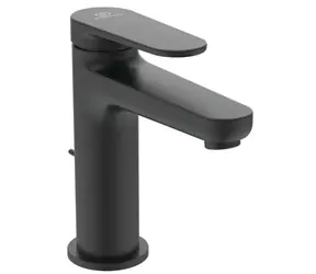Ideal Standard Cerafine Nuovo - Umyvadlová baterie s výpustí | hedvábná černá