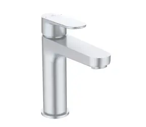 Ideal Standard Cerafine O - Umyvadlová baterie | s výpustí Push-Open | stříbrná
