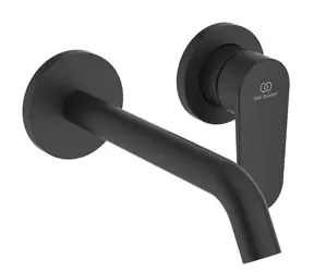 Ideal Standard Cerafine Nuovo - Umyvadlová baterie pod omítku | 2-otvorová instalace | hedvábná černá