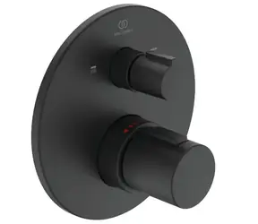 Ideal Standard CeraTherm - Termostatická vanová baterie pod omítku | černá