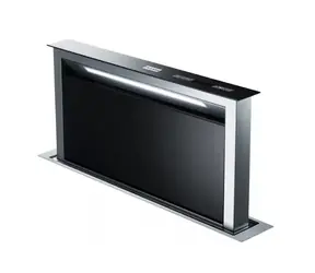 Franke Mythos - Vestavný odsavač par do pracovní desky FDW 908 IB XS výsuvný šířka 88 cm černé sklo/nerez