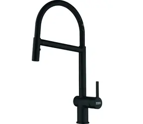 Franke Active - Dřezová baterie FN 3407.901 s flexibilním ramenem matná černá
