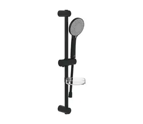 Villeroy & Boch Universal Showers - Set sprchové hlavice, tyče a hadice, 3 proudy, matná černá