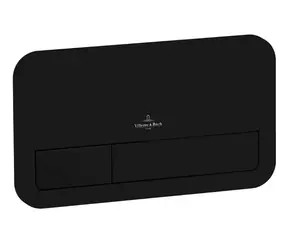 Villeroy & Boch ViConnect - Ovládací tlačítko splachování E200, Black Matt 