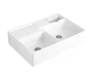 Villeroy & Boch Dřezy - Keramický dřez 90x63 cm, CeramicPlus, alpská bílá 