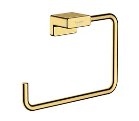 Hansgrohe AddStoris - Držák na ručník | leštěný vzhled zlata