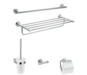 Hansgrohe Logis Universal - Sada doplňků do koupelny | chrom