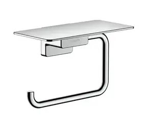 Hansgrohe AddStoris - Držák toaletního papíru s poličkou | chrom