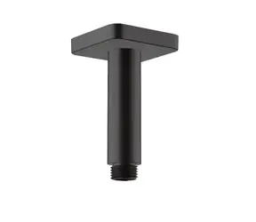 Hansgrohe Vernis Shape - Přívod od stropu 10 cm | matná černá
