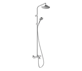 Hansgrohe Vernis Blend - Sprchový set Showerpipe 200 s vanovým termostatem | EcoSmart | chrom