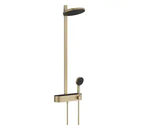 Hansgrohe Pulsify S - Sprchový set s termostatem | průměr 26 cm | 3 proudy | EcoSmart | kartáčovaný bronz