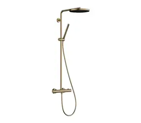 Hansgrohe Pulsify S Puro - Sprchový set s termostatem | průměr 26 cm | 1 proud | EcoSmart | kartáčovaný bronz