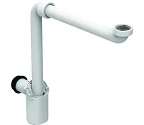 Geberit - Úsporný umyvadlový sifon, průměr 40 mm, bílá
