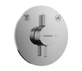 Hansgrohe - Baterie pod omítku, pro 2 spotřebiče, chrom