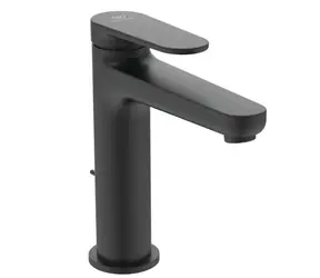 Ideal Standard - Umyvadlová baterie s výpustí, hedvábná černá