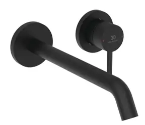 Ideal Standard - Umyvadlová baterie pod omítku, 2-otvorová instalace, hedvábná černá