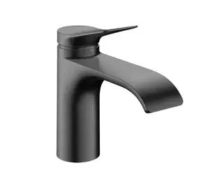 Hansgrohe - Umyvadlová baterie s výpustí, EcoSmart, CoolStart, kartáčovaný černý chrom