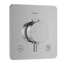 Hansgrohe - Termostatická baterie pod omítku, pro 2 spotřebiče, chrom