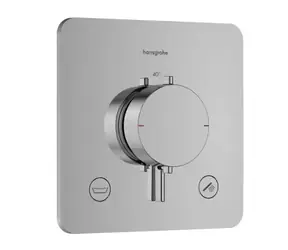 Hansgrohe - Termostatická baterie pod omítku, pro 2 spotřebiče, chrom