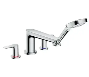 Hansgrohe - Baterie na okraj vany, 4-otvorová instalace, chrom