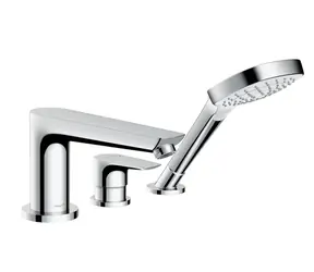 Hansgrohe - Baterie na okraj vany, 3-otvorová instalace, chrom