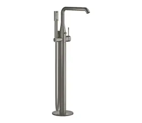 Grohe - Vanová baterie do podlahy, kartáčovaný tmavý grafit
