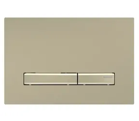 Geberit - Ovládání splachování, easy to clean, kartáčovaná mosaz