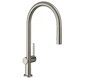 Hansgrohe - Dřezová baterie Talis s výsuvnou sprškou, vzhled nerezu