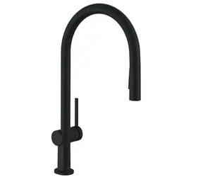 Hansgrohe - Dřezová baterie Talis s výsuvnou sprškou, sBox, matná černá