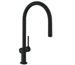 Hansgrohe - Dřezová baterie Talis s výsuvnou koncovkou, matná černá