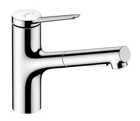Hansgrohe - Dřezová baterie s výsuvnou sprškou, sBox, chrom