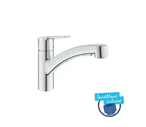 Grohe - Dřezová baterie s výsuvnou sprškou, chrom