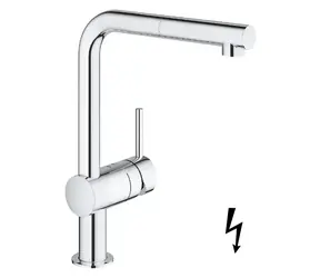 Grohe - Dřezová baterie s výsuvnou koncovkou, chrom