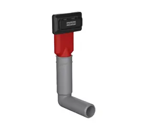 Franke - Skrytý přepad Colorline hranatý, matná černá