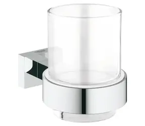 Grohe Essentials Cube - Sklenička s držákem chrom