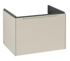 Villeroy & Boch - Umyvadlová skříňka, 62x43x48 cm, 1 zásuvka, Cashmere Grey